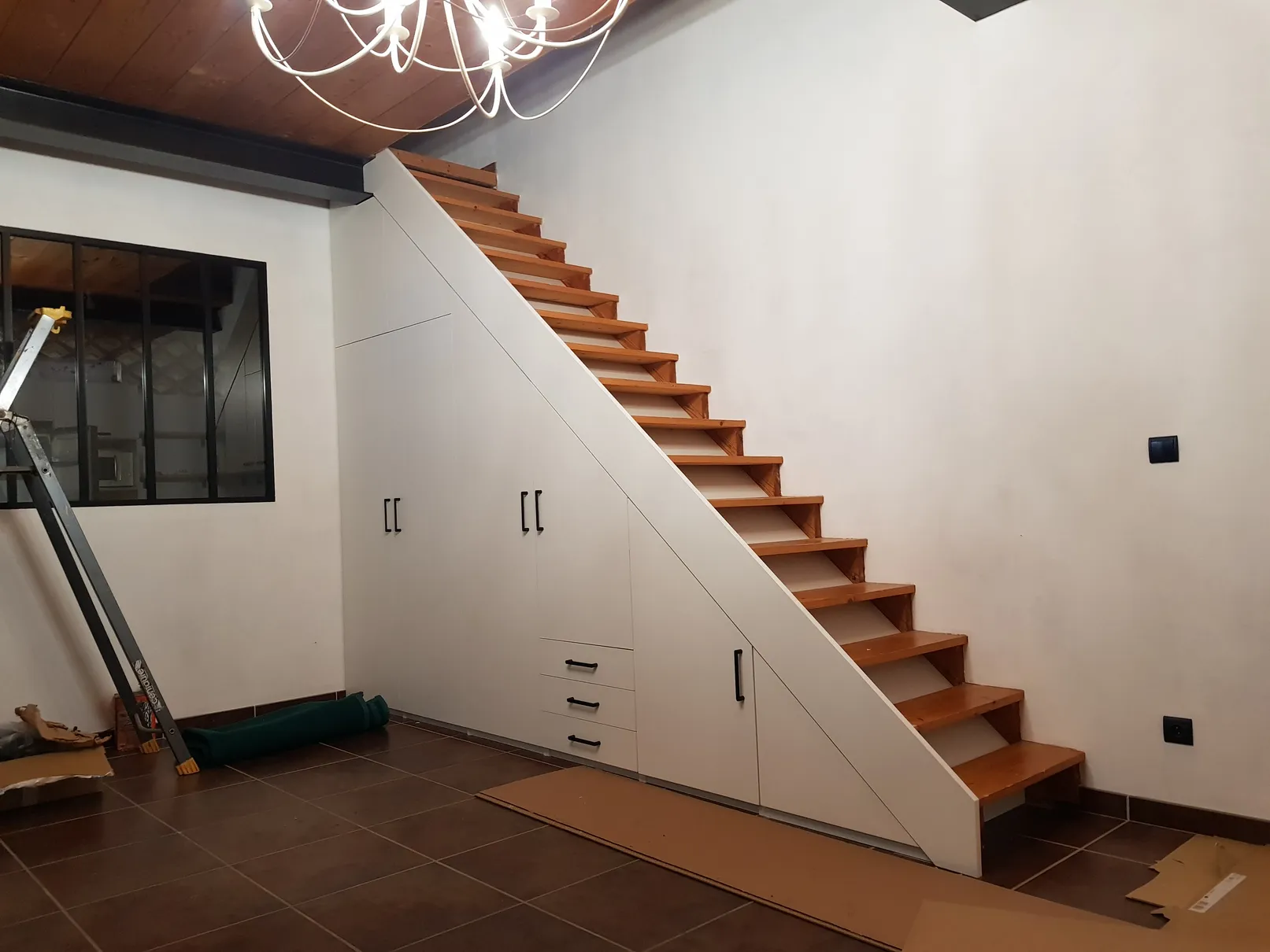 Escalier et dressing